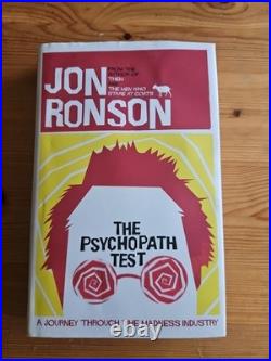 2011 Signed First Edition Jon Ronson The Psychopath Test