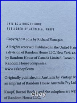 2014 The Narrow Road to the Deep North Richard Flanagan First Edition Signed