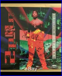 2Pac Tupac Shakur Signed Autograph Vinyl Cover 1st Press Edition Hip Hop RAREST