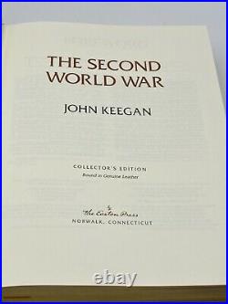 2V SIGNED Easton Press FIRST SECOND WORLD WAR I II Keegan Collectors Edition OOP