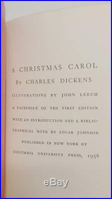 A Christmas Carol by Charles Dickens (Facsimile First Edition withBooklet) Boxe