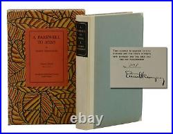 A Farewell to Arms ERNEST HEMINGWAY Signed Limited First Edition 1st 1929