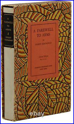 A Farewell to Arms ERNEST HEMINGWAY Signed Limited First Edition 1st 1929