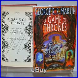 A Game Of Thrones SIGNED by George R. R. Martin First Edition U. K. 1st Hardcover