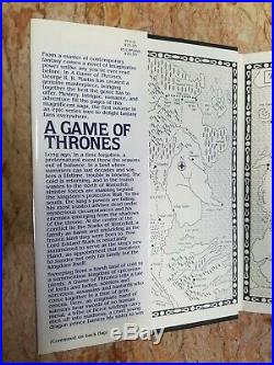 A Game of Thrones George R R Martin Hard Cover First Edition First Printing 1996