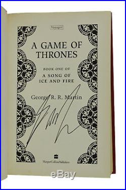 A Game of Thrones SIGNED by GEORGE R. R. MARTIN First British Edition 1st