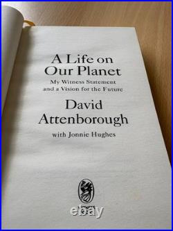A Life on Our Planet-David Attenborough-Signed First Edition, First Print (2020)