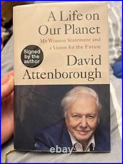 A Life on Our Planet Signed David Attenborough 1st Edition/1st Impression