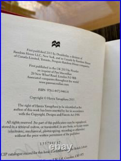 A Little Life by Hanya Yanagihara Signed First Edition Perfect Condition