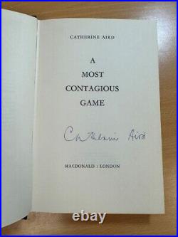 A Most Contaigious Game by Catherine Aird 1967 1st Edition Signed By Author