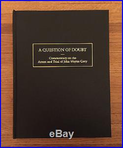 A Question of Doubt, John Wayne Gacy. First Edition, Signed by Gacy