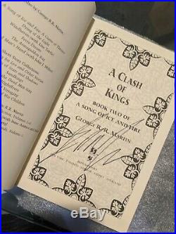A Song of Ice and Fire Signed First Editions Hardcover