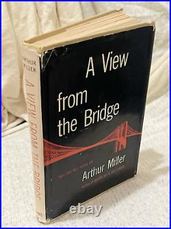 A View From The Bridge' SIGNED by Arthur Miller First Edition 1955 Viking DJ