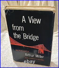 A View From The Bridge' SIGNED by Arthur Miller First Edition 1955 Viking DJ