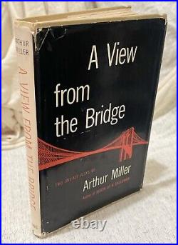 A View From The Bridge' SIGNED by Arthur Miller First Edition 1955 Viking DJ