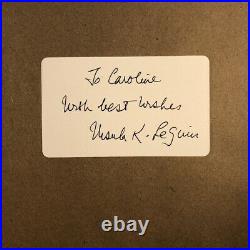 A Wizard of Earthsea, Ursula Le Guin (Uncorrected Proof, First Edition, Signed)