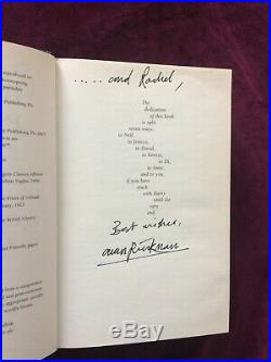 ALAN RICKMAN SIGNED Harry Potter book The Deathly Hallows FIRST EDITION
