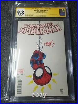 AMAZING SPIDER-MAN #1 CGC SS 9.8 SIGNED Skottie YOUNG VARIANT 1st App Cindy Moon