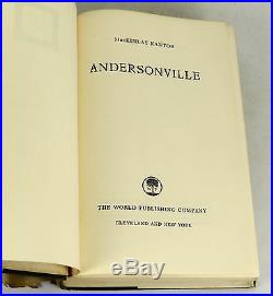 ANDERSONVILLE by MacKinlay Kantor SIGNED First Edition 1955 1st Pulitzer