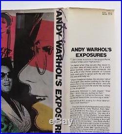 ANDY WARHOL SIGNED EXPOSURES First Edition 1979