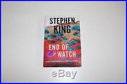 AUTHOR STEPHEN KING SIGNED'END OF WATCH' FIRST 1ST EDITION HARDCOVER BOOK withCOA