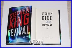 AUTHOR STEPHEN KING SIGNED'REVIVAL' FIRST 1ST/1ST EDITION HARDCOVER BOOK withCOA