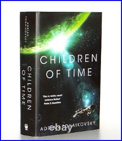 Adrian Tchaikovsky Signed Doodled Children of Time Hardcover 1st Edition 1st Prt