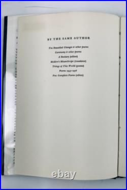 Advice To A Poet and Other Poems SIGNED by Richard Wilbur 1961 First Edition