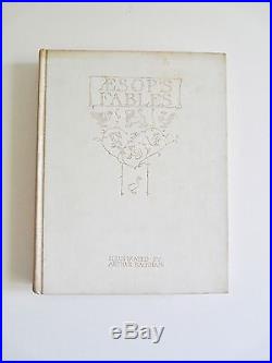 Aesop's Fables Arthur Rackham Signed Deluxe First Edition