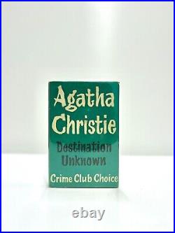 Agatha Christie First Edition Signed Destination Unknown Inscribed