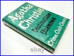 Agatha Christie First Edition Signed Destination Unknown Inscribed