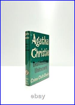 Agatha Christie First Edition Signed Destination Unknown Inscribed