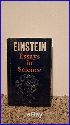Albert Einstein Signed Book Essays in Science First Edition 1934