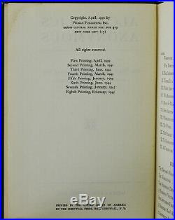Alcoholics Anonymous AA Big Book SIGNED by BILL WILSON First Edition 8th Print
