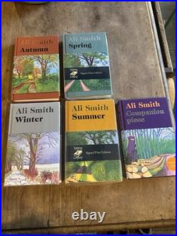 Ali Smith Signed 1st/1st Seasonal Quartet & Companion Piece Summer Autumn Fine