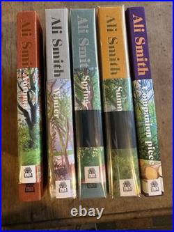 Ali Smith Signed 1st/1st Seasonal Quartet & Companion Piece Summer Autumn Fine