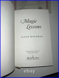 Alice Hoffman Signed Magic Lessons Easton Press Leather First Edition 10/650