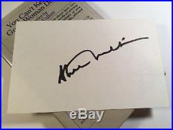 Alice Walker THE COLOR PURPLE First Edition First Printing Signed Index Card