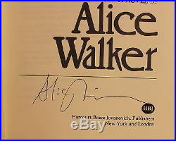 Alice Walker The Color Purple 1982 SIGNED First Edition First Printing DJ