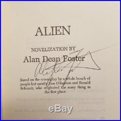 Alien by Alan Dean Foster (First Hardcover Edition) Scarce, Signed