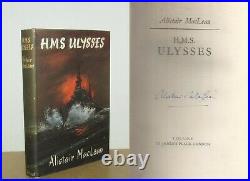 Alistair MacLean H. M. S. Ulysses Signed 1st/2nd (1955 First Edition DJ)