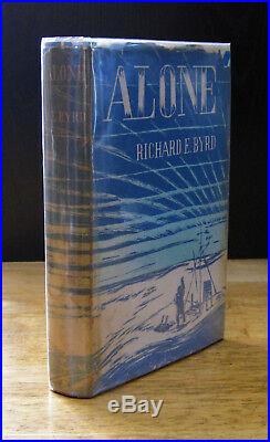 Alone (1938) Admiral Richard E. Byrd Signed, 1st Edition In Original Wrapper