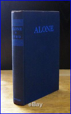 Alone (1938) Admiral Richard E. Byrd Signed, 1st Edition In Original Wrapper