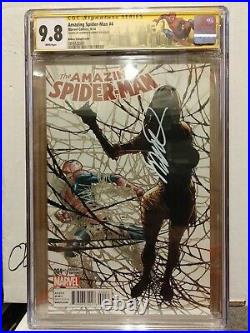 Amazing Spider-Man #4 110 Variant CGC SS 9.8 1st Silk signed by Humberto Ramos