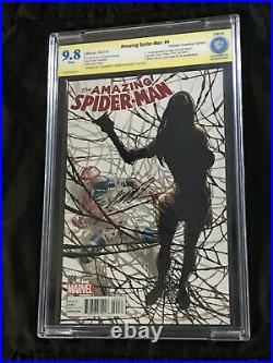 Amazing Spider-man #4 CBCS 9.8 White Pages 1st Silk! Retailer Variant Ramos SIGN