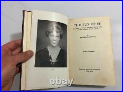 Amelia Earhart Signed Autographed The Fun of It First Edition BAS BECKETT LOA