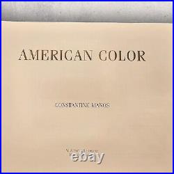 American Color by Constantine Manos First Edition Signed 1995 Photography