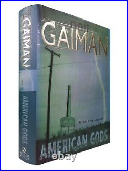 American Gods By Neil Gaiman 2001 Signed First Edition