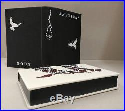 American Gods GAIMAN First Edition SIGNED Design Binding 2001