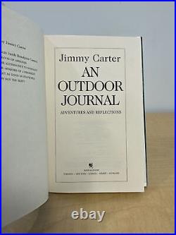 An Outdoor Journal, by Jimmy Carter. 1988. SIGNED First Edition Hardcover/DJ